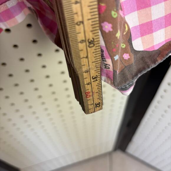 NWOT Megan Crosby Lila Cowboy Dress Pink Gingham Mini Puff-Sleeve Boot-Print - Picture 7 of 9